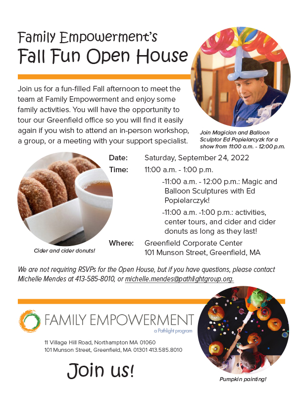 Open House flyer